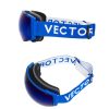 Compass ski glasses for men and women double-layer lens anti-fog spherical surface with magnets can be changed mountaineering goggles - Image 4