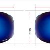 Compass ski glasses for men and women double-layer lens anti-fog spherical surface with magnets can be changed mountaineering goggles - Image 2