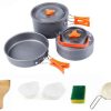 Outdoor Portable Cookware Mess Kit Camping Hiking Picnic - Image 3