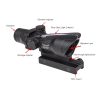 Maku metal sight 4x32 eating chicken outdoor sports quadruple lens - Image 2