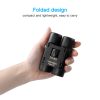 Binoculars 30x60 Zoom Travel Compact Folding Telescope Hunting Day Night Outdoor Small Pocket Binoculars Compact Adults, Mini Kids Binoculars Boys For Bird Watching, Concert Theater Opera - Image 3